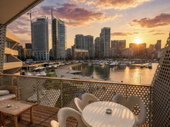 LE YACHT CLUB | BEIRUT | DOWNTOWN | ZAYTUNAY BAY | FULL MARINA VIEW